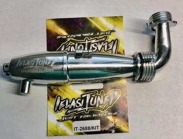 Ielasi IELASITUNED 1/10 PIPE KIT IN-LINE EFRA 2688 + MANIFOLD IT-12 (1) - IT-2688/KIT